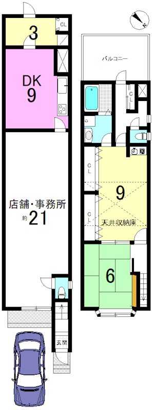 勧修寺福岡町 間取り
