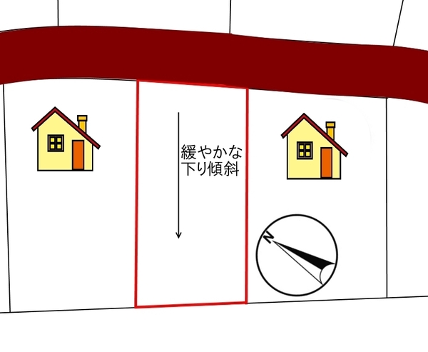 東伊豆町　『天城ハイランド』別荘地　土地 間取図・土地図