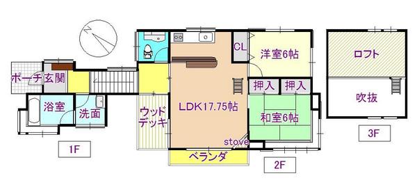 福島県西白河郡西郷村小田倉稗返 間取図・土地図