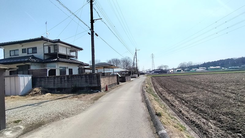 栃木県那須塩原市井口 現地写真（前面道路含む現地写真）