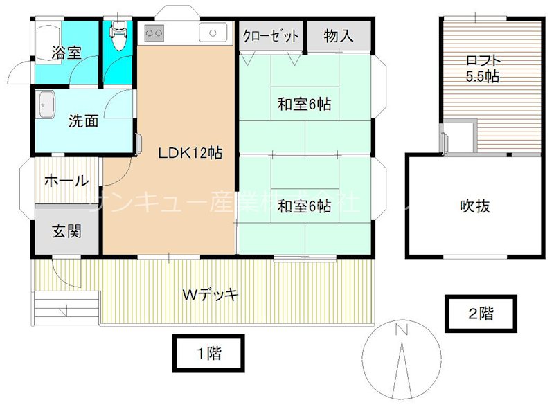 栃木県那須塩原市関谷 間取図・土地図