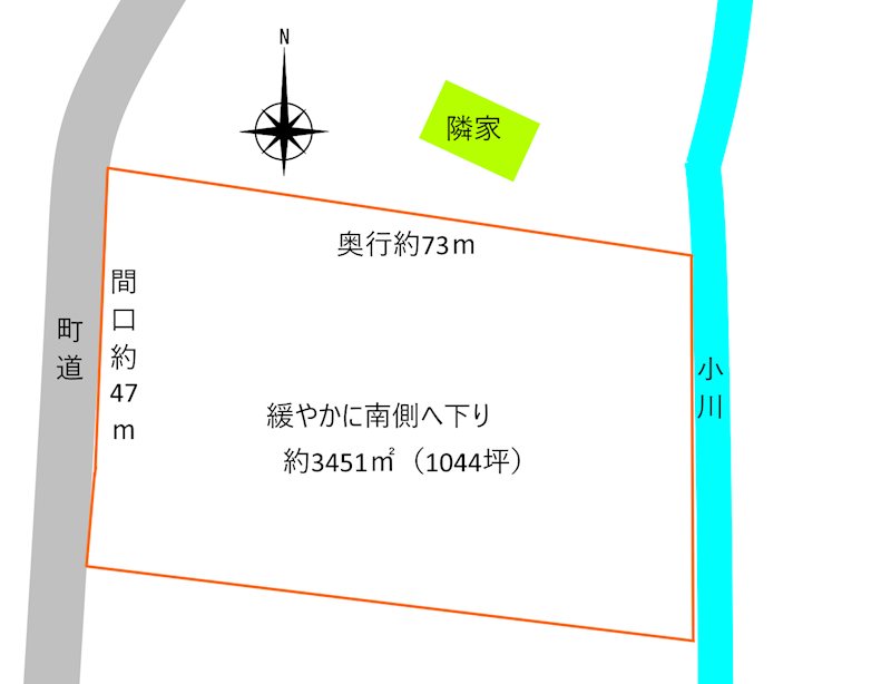 栃木県那須郡那須町高久乙 間取図・土地図