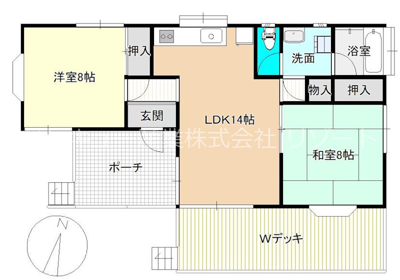 栃木県那須郡那須町高久乙 間取図・土地図
