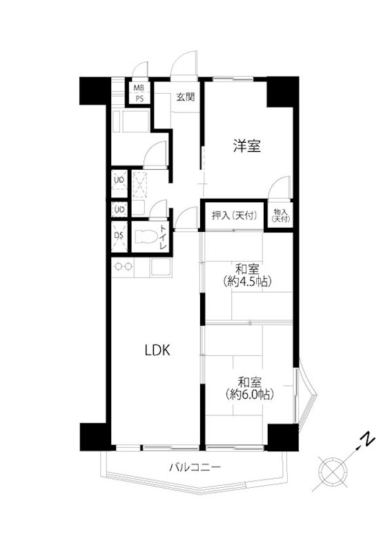 ヴィップ大森パークサイド 間取図・土地図