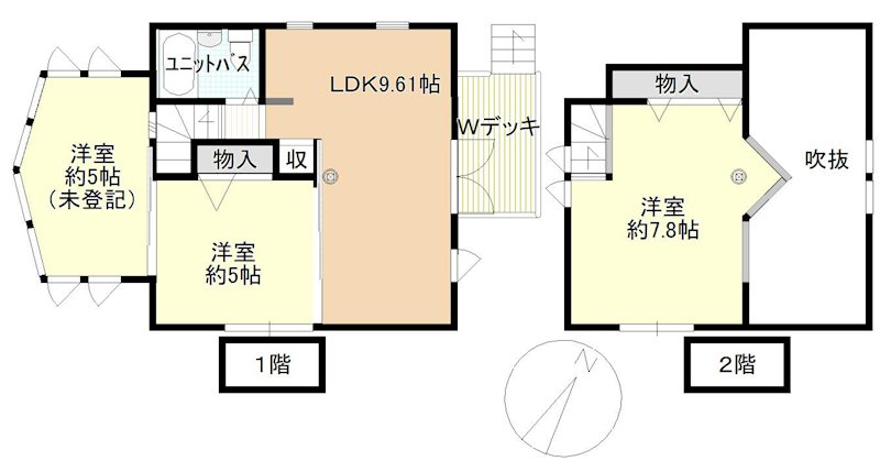 栃木県那須郡那須町大島 間取図・土地図