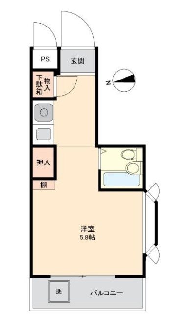 レスポワール中馬込 間取図・土地図