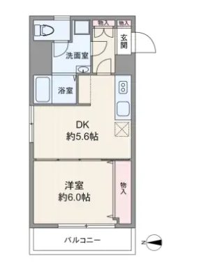 鶯谷永谷マンション 間取図・土地図