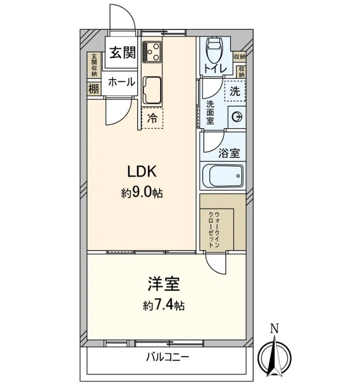 四谷御苑マンション 間取図・土地図
