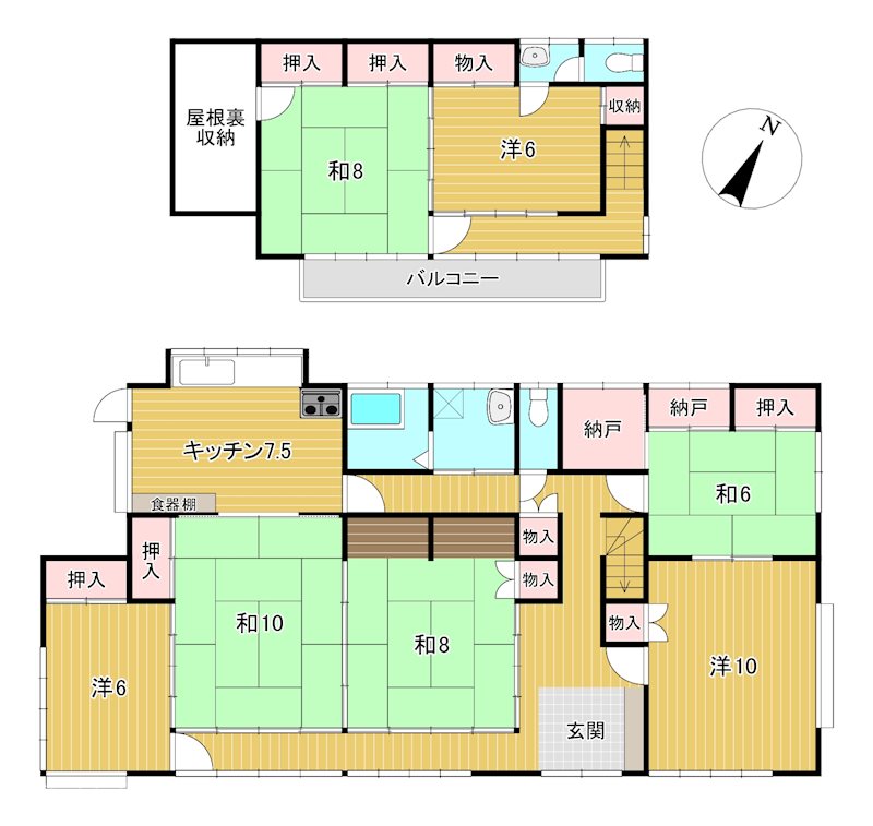 白銀町２丁目５０８番 間取図・土地図