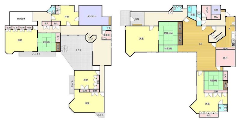 末広町５丁目４番１ 間取図・土地図