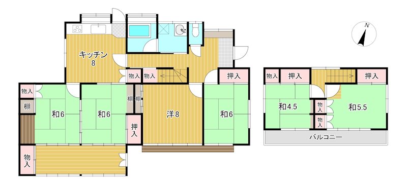 西成沢町２丁目２７１番 間取図・土地図