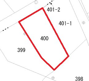 東成沢町３丁目４００番 間取図・土地図