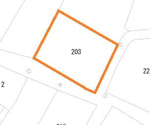 河原子町２丁目２０３番 区画図