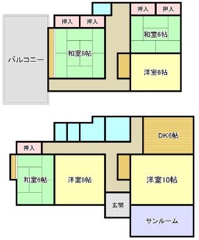 常陸太田市松平町２５０番 間取図・土地図