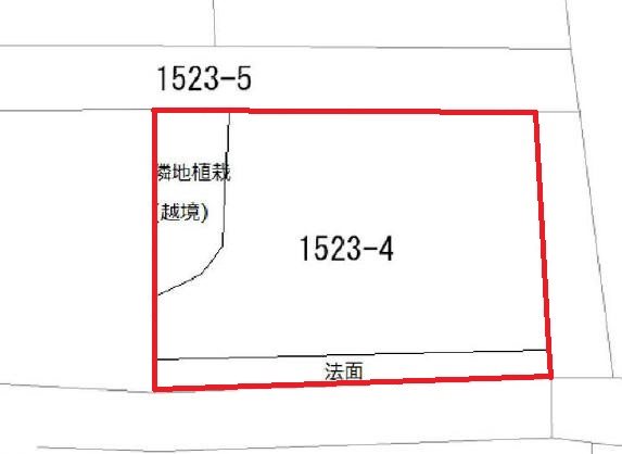 常陸太田市新宿町１５２３番４ 間取図・土地図