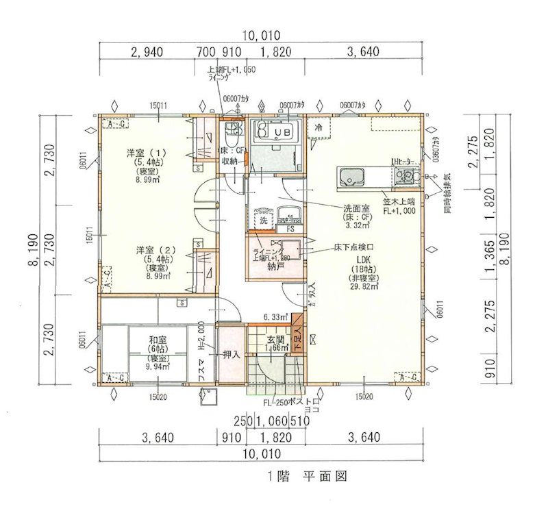 久慈町5丁目 間取図・土地図