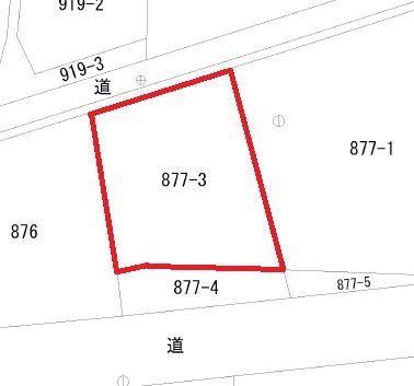 石名坂町１丁目８７７番３ 間取図・土地図