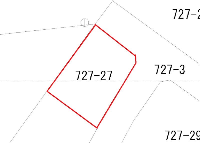 砂沢町字空窪７２７番２７ 間取図・土地図
