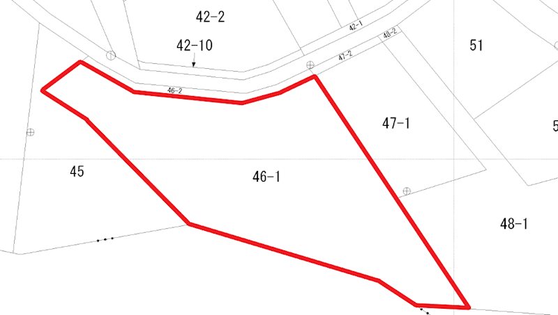 中成沢町４丁目４６番１  間取図・土地図