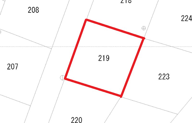 大沼町４丁目２１９番 間取図・土地図