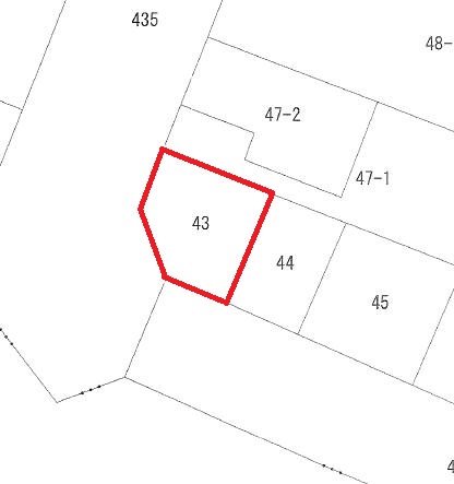大みか町１丁目４３番 間取図・土地図