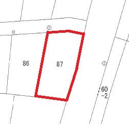 滑川本町４丁目８７番  間取図・土地図
