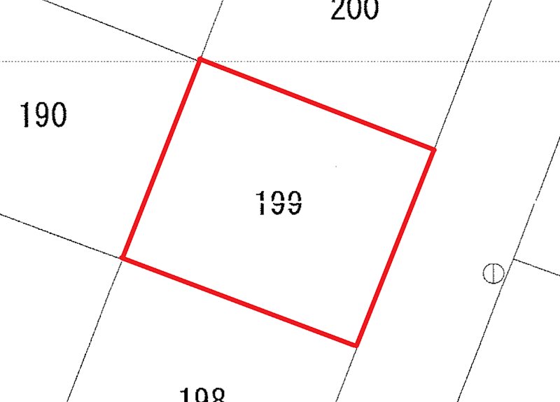 みかの原町１丁目１９９番  間取図・土地図