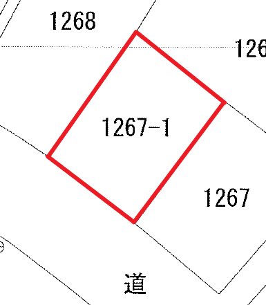 久慈町３丁目１２６７番１  間取図・土地図