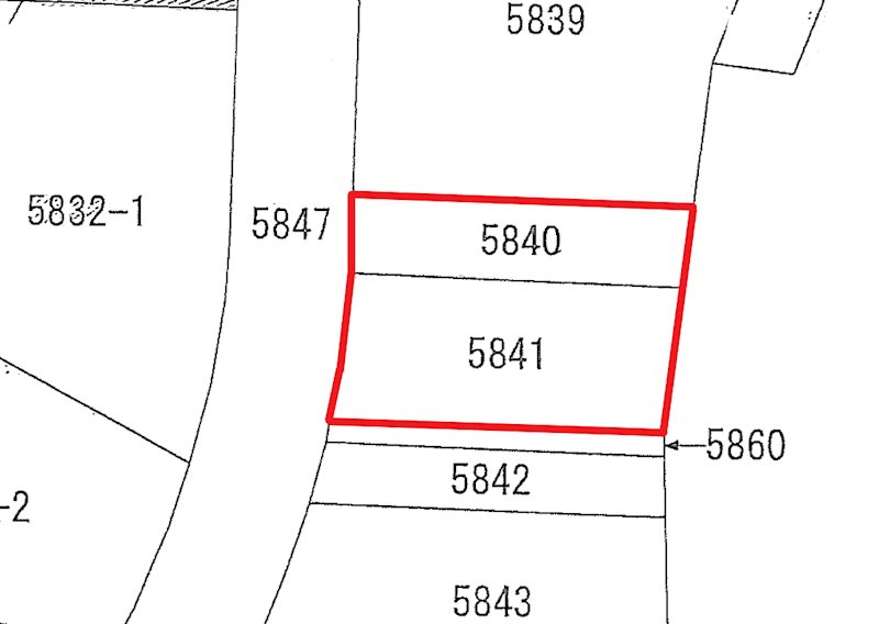 久慈町４丁目５８４０番・５８４１番  間取図・土地図