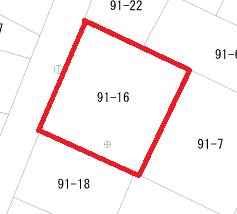 久慈町４丁目９１番１６ 間取図・土地図