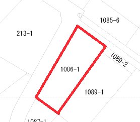 久慈町５丁目１０８６番１  間取図・土地図