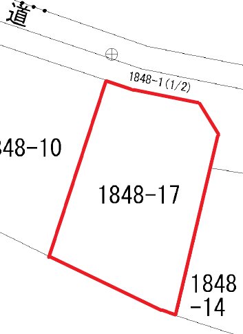 十王町友部字焼切１８４８番１７  間取図・土地図