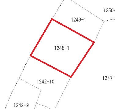大みか町６丁目１２４８番１ 間取図・土地図