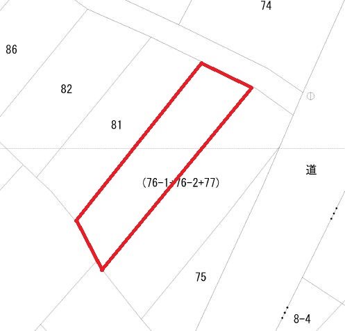 東金沢町１丁目７７番 間取図・土地図