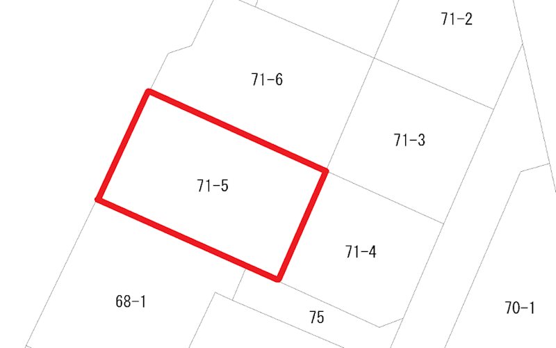 南高野町３丁目７１番５  間取図・土地図