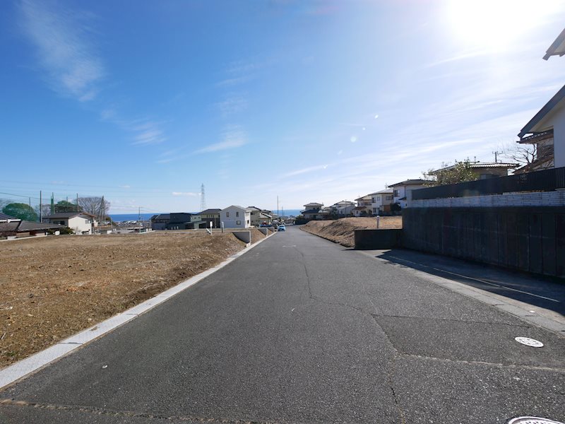台原町３丁目７２番８　A区画  現地写真（前面道路含む現地写真）