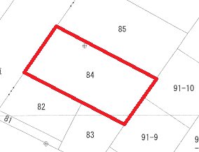 国分町３丁目８４  間取図・土地図