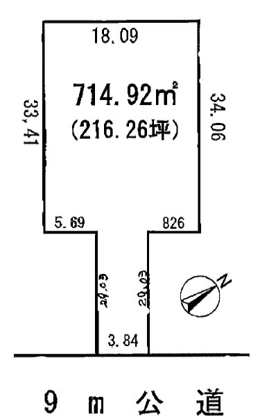 多賀町４丁目１４3番  間取図・土地図