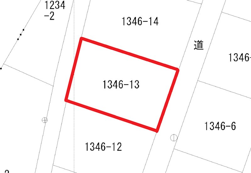 大みか町６丁目１３４６番１３  間取図・土地図