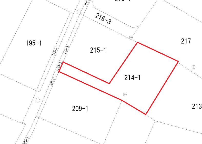 東成沢町３丁目２１４番１  間取図・土地図
