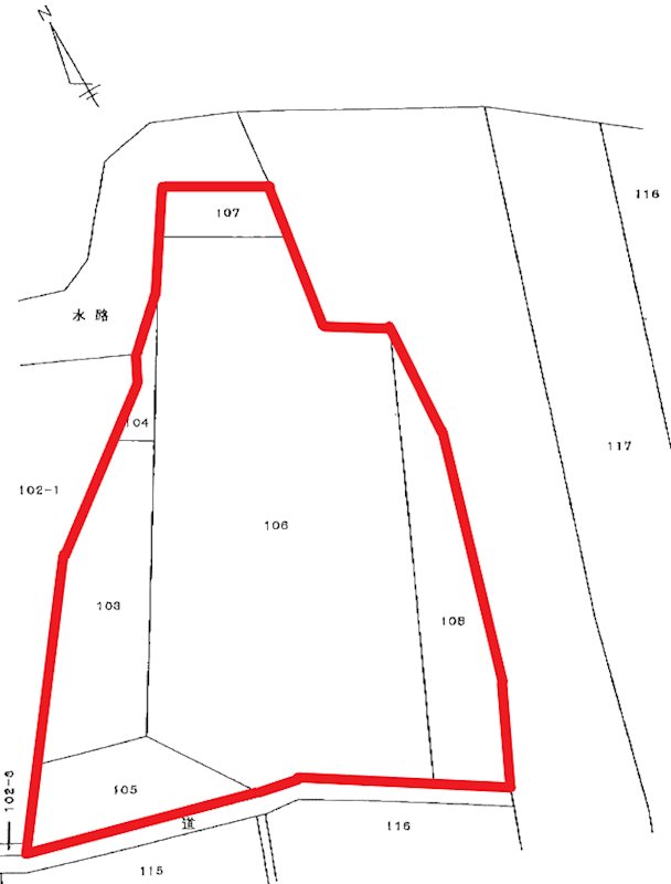 東町４丁目１０３番他  間取図・土地図
