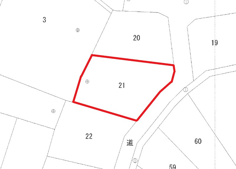 森山町２丁目２１番  間取図・土地図