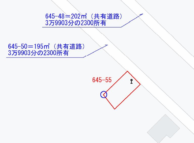 那珂郡東海村大字舟石川字割余シ６４５番５５  間取図・土地図