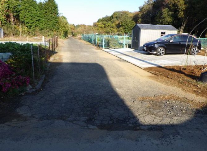 那珂郡東海村大字舟石川字割余シ６４５番５５  現地写真（前面道路含む現地写真）