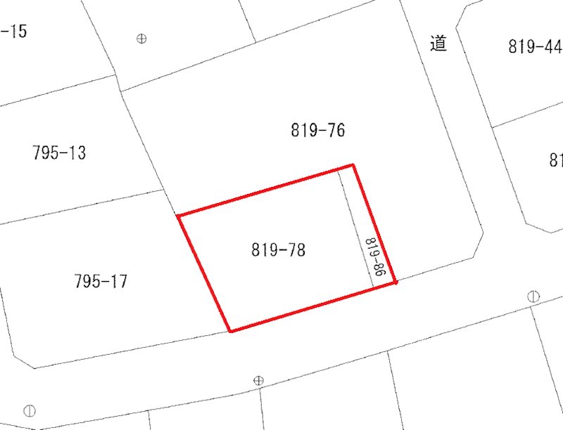 高萩市大字高萩字駒木原８１９番７８、８１９番８６  間取図・土地図