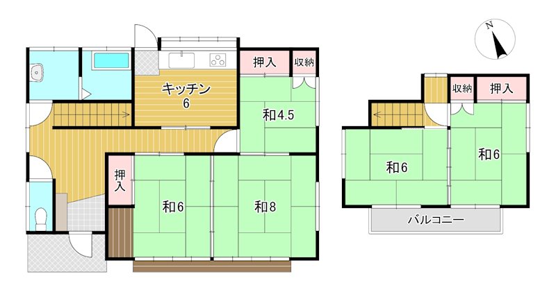 田尻町３丁目２１９７番７６  間取図・土地図
