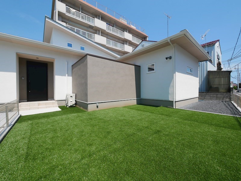 多賀町２丁目　新築建売 現地写真（庭）