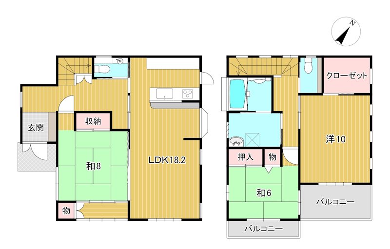 かみあい町２丁目３１５０番２４ 間取図・土地図