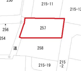 金沢町３丁目２５７番 間取図・土地図