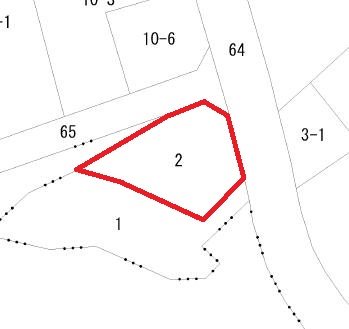 神峰町３丁目２番 間取図・土地図